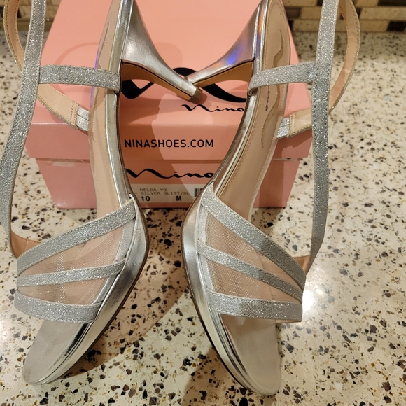 NINA Silver Sandals - Picture 10 of 11